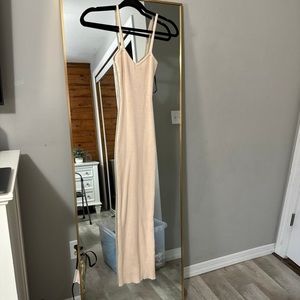 Knit bodycon maxi dress, new with tags